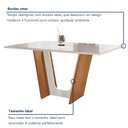 Ver imagem 5 de Conjunto Sala de Jantar Mesa Tampo Dakota Plus Vidro 160x80cm com 6 Cadeiras Luisa Yescasa