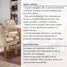 Conjunto Sala de Jantar Mesa Tampo Dakota Plus Vidro 160x80cm com 6 Cadeiras Luisa Yescasa  - 13