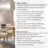 Conjunto Sala de Jantar Mesa Tampo Dakota Plus 160x80cm com 6 Cadeiras Luisa Yescasa  - 13