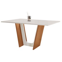 Conjunto Sala de Jantar Mesa Tampo Dakota Plus 160x80cm com 6 Cadeiras Luisa Yescasa  - 11