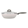 Wok com Tampa Antiaderente 28cm 4,1l Ceramic Life Suprema Brinox Vanilla - 1