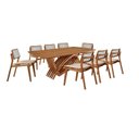 Ver imagem 2 de Conjunto de Mesa de Jantar Zurick Tampo Barril Laminado 240cm 8 Cadeiras Eloá Premium