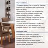 Conjunto Sala de Jantar Mesa Tampo Dakota Plus Vidro 120x80cm com 4 Cadeiras Luisa Yescasa  - 13