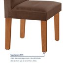 Ver imagem 7 de Conjunto Sala de Jantar Mesa Tampo Dakota Plus Vidro 120x80cm com 4 Cadeiras Luisa Yescasa