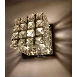 Arandela De Cristal Legítimo Efeito C/ 2 Focos - 3