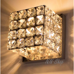 Arandela De Cristal Legítimo Efeito C/ 2 Focos - 1