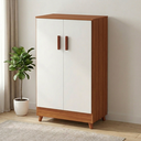 Ver imagem 2 de Sapateira Slim 2 Portas com Prateleiras Cinamomo Off White Formimóveis