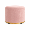 Ver imagem 1 de Puff Redondo Infantil - Banquinho Decorativo para Quarto Brinquedoteca - Espaço Kids Rosa Claro