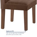 Ver imagem 7 de Conjunto Sala de Jantar Mesa Tampo Dakota Plus Vidro 160X80cm com 6 Cadeiras Laura Yescasa