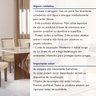 Conjunto Sala de Jantar Mesa Tampo Dakota Plus Vidro 160X80cm com 6 Cadeiras Laura Yescasa  - 15