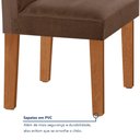 Ver imagem 7 de Conjunto Sala de Jantar Mesa Tampo Dakota Plus Vidro 160X80cm com 6 Cadeiras Laura Yescasa