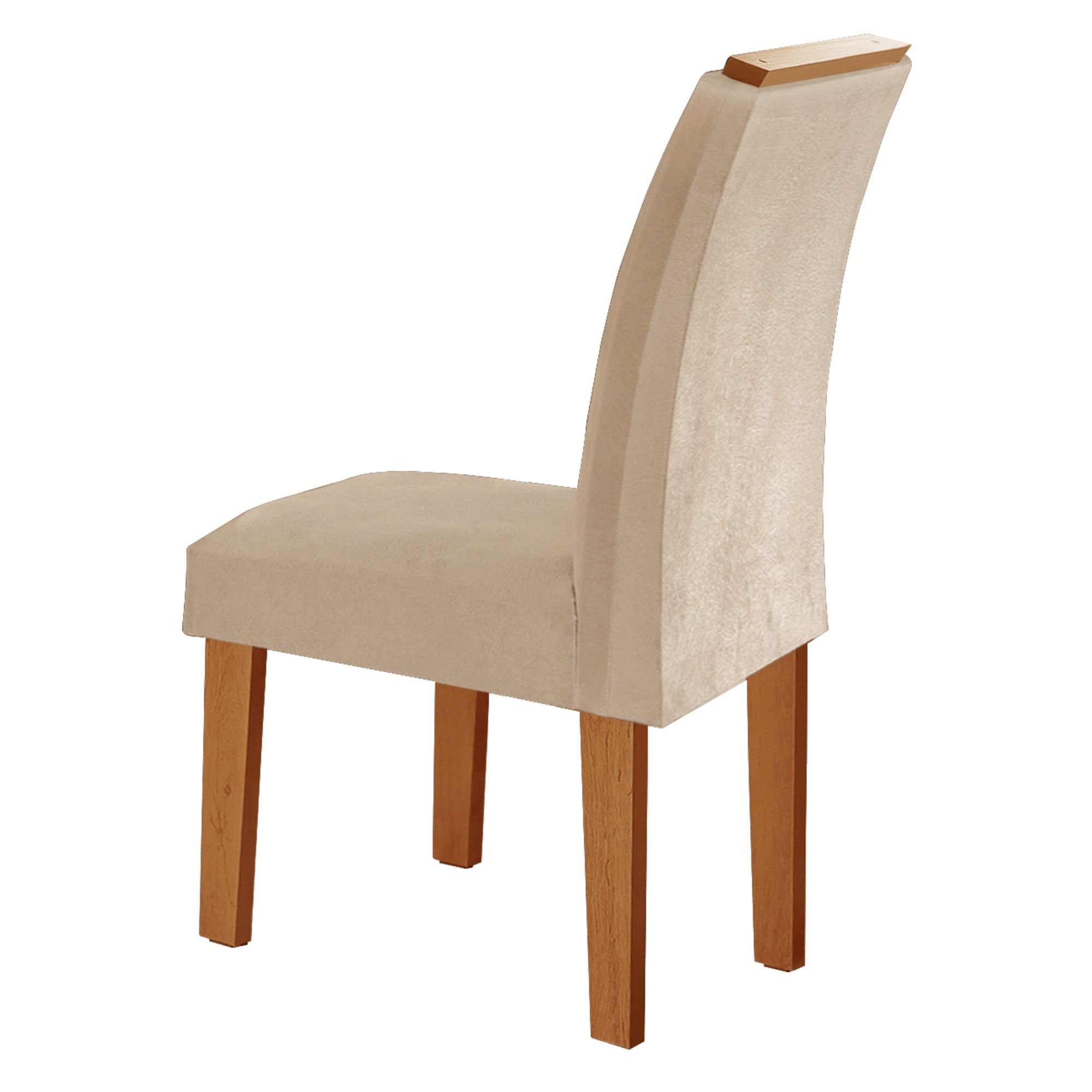 Conjunto Sala de Jantar Mesa Dakota Plus 120x80cm Tampo Vidro com 4 Cadeiras Laura Yescasa - 13