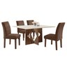 Conjunto Sala de Jantar Mesa Laura Tampo Dakota Plus 120x80cm com 4 Cadeiras Laura Yescasa  - 14
