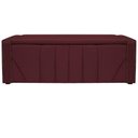 Ver imagem 6 de Calçadeira Baú Solteiro 90 Cm Para Cama Box Suede Bordô