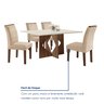 Conjunto Sala de Jantar Mesa Laura Tampo Dakota Plus 120x80cm com 4 Cadeiras Laura Yescasa  - 8