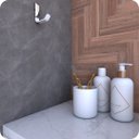 Ver imagem 3 de Gancho Cabide De Toalha Para Banheiro Branco e Cromo Empire