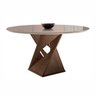Conjunto Sala de Jantar Mesa Tampo Redondo Plus Vidro 100cm com 4 Cadeiras Barcelona Yescasa  - 12