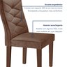 Conjunto Sala de Jantar Mesa Tampo Redondo Plus Vidro 100cm com 4 Cadeiras Barcelona Yescasa  - 7