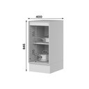 Ver imagem 3 de Balcão Cozinha Modulado Fineze 1 Porta 40cm Areia Henn