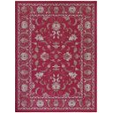 Ver imagem 1 de Tapete Sala Quarto Antiderrapante Tipo Belga Persa Clássico:petunia Vermelho/1,50x2,00m
