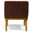 Ver imagem 2 de Kit 3 Poltronas Decorativas Para Sala De Estar E Recepção Beatriz W01 Couríssimo Marrom - Lyam