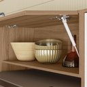 Ver imagem 3 de Armário de Cozinha Compacta Paolla 261,2 Cm com 8 Portas Ipe/off White