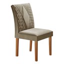 Ver mais imagens de Conjunto Sala de Jantar Mesa Tampo Smart Plus Vidro 120x90cm com 4 Cadeiras Elis Yescasa