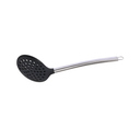 Ver imagem 1 de Jogo 2 Escumadeiras Silicone Cabo Inox Preto 35,5cm Mimo Style