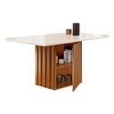 Ver imagem 7 de Conjunto Sala de Jantar Mesa Tampo Smart Plus Vidro 120x90cm com 4 Cadeiras Elis Yescasa