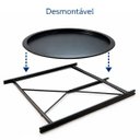 Ver imagem 4 de Mesinha Lateral Moderna Minimalista Industrial Mesinha Canto Preta