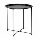 Ver imagem 6 de Mesinha Lateral Moderna Minimalista Industrial Mesinha Canto Preta