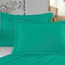 Ver imagem 1 de Porta Travesseiro Matelado Nobre 2 Peças Malha 100% Algodão - Jade