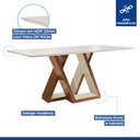 Ver imagem 2 de Conjunto Sala de Jantar Mesa Laguna Tampo Slim Plus Vidro 120x90cm com 4 Cadeiras Laguna Yescasa 