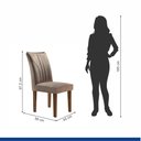 Ver imagem 7 de Conjunto Sala de Jantar Mesa Laguna Tampo Slim Plus Vidro 120x90cm com 4 Cadeiras Laguna Yescasa 