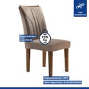 Ver imagem 5 de Conjunto Sala de Jantar Mesa Laguna Tampo Slim Plus Vidro 120x90cm com 4 Cadeiras Laguna Yescasa 
