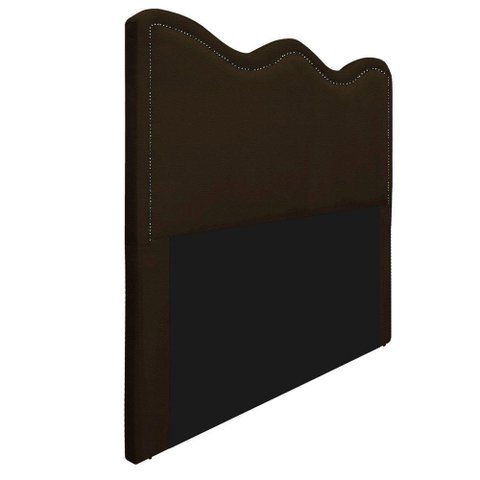 Cabeceira Casal Bari P02 140 cm Para Cama Box Marrom