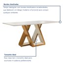 Ver imagem 5 de Conjunto Sala de Jantar Mesa Laguna Tampo Slim Plus Vidro 120x90cm com 4 Cadeiras Laguna Yescasa 