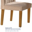 Ver imagem 7 de Conjunto Sala de Jantar Mesa Laguna Tampo Slim Plus Vidro 170x90cm com 6 Cadeiras Laguna