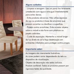 Conjunto Mesa Redonda com Vidro e 4 Cadeiras Tampo Barcelona Yescasa - 13