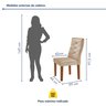 Conjunto Mesa Redonda com Vidro e 4 Cadeiras Tampo Barcelona Yescasa - 11