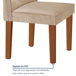 Conjunto Mesa Redonda com Vidro e 4 Cadeiras Tampo Barcelona Yescasa - 7