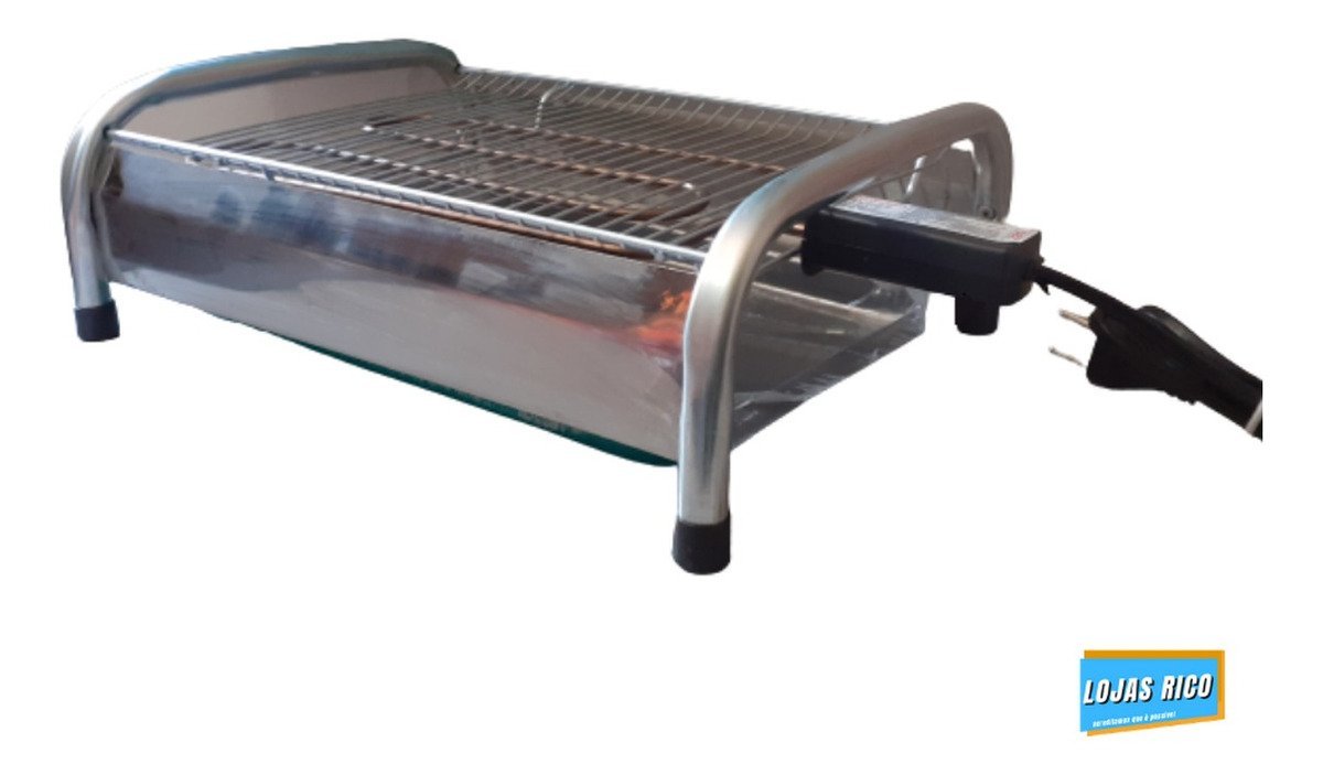 Churrasqueira Elétrica Tok Grill Light II 127v Prateada - 3