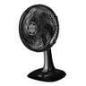 Ventilador de Mesa Turbo Premium 6 Pás 30cm Ventisol - 127v - Preto - Prata - 30 Cm - 60 Hz - Plásti - 1