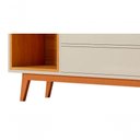 Ver imagem 4 de Rack para Tv Horizon 1.8 Off White com Nature - Moveisaqui