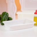 Ver imagem 2 de Kit 10 Bandejas de Plástico Retangulares 7l Bacias Grandes Restaurante Açougue Cozinha Plasvale