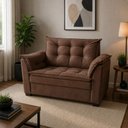 Ver imagem 3 de Sofá 2 Lugares Pequeno Confortável 1,40 Mts Alice Imperio Decor