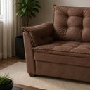 Ver imagem 6 de Sofá 2 Lugares Pequeno Confortável 1,40 Mts Alice Imperio Decor