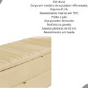 Ver imagem 2 de Calçadeira Baú Sapateira 160cm Ayla Veludo Capitonê