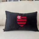 Ver imagem 2 de Kit de Almofadas em Veludo Bordadas Flamengo