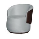 Ver imagem 2 de Kit 2 Poltronas para Recepção Decoração Sala Confortável - Veludo - Sv Decor:prata
